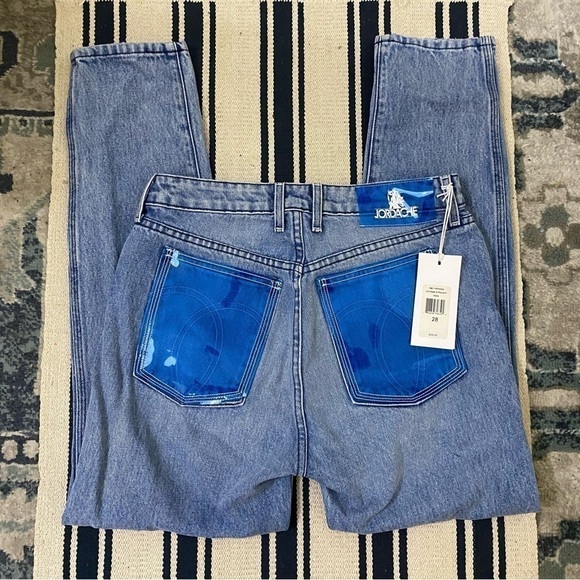 New JORDACHE Vintage Straight Leg Jeans Size 28 - Picture 1 of 6